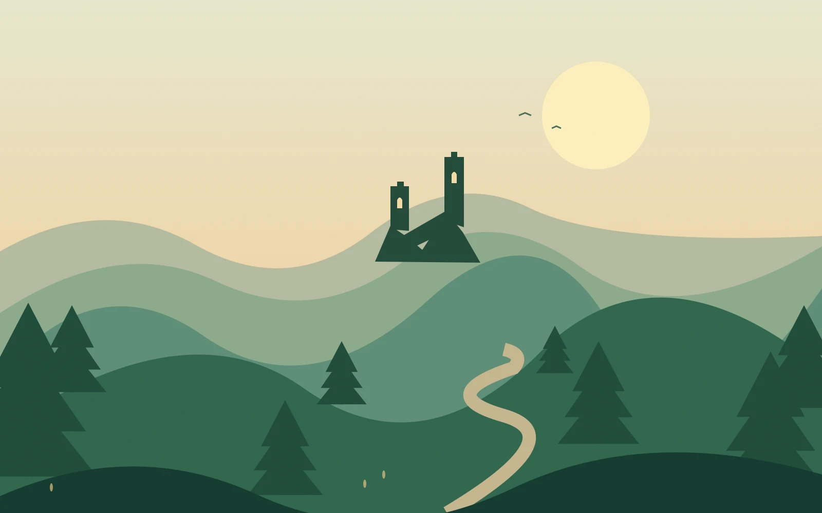 Autorská ilustrace: hrady